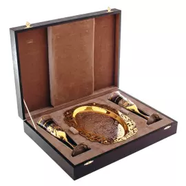 Набор для шампанского "Романтика" Златоуст