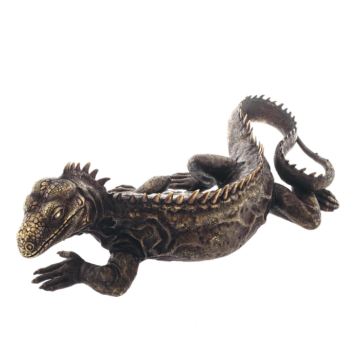 Bronze sculpture "Iguana"