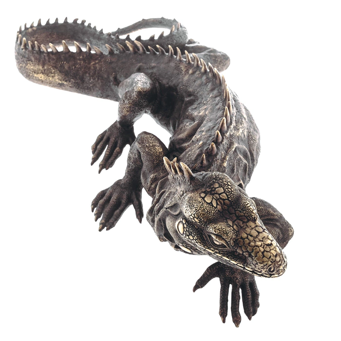 Bronze sculpture "Iguana"