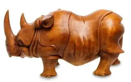 Статуэтка "Носорог" (суар, о.Бали)