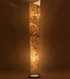 Светильник из перламутра "Спираль" Светильник из перламутра "Спираль"