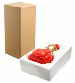 Копилка большая "Девочка в красном платье" Копилка большая "Девочка в красном платье"