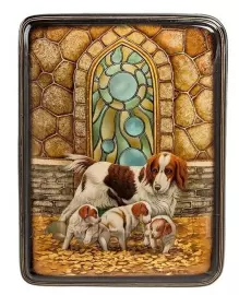 Шкатулка "Собаки" исп. Даньшин