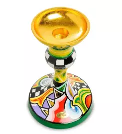 The "Carly" candle holder is medium