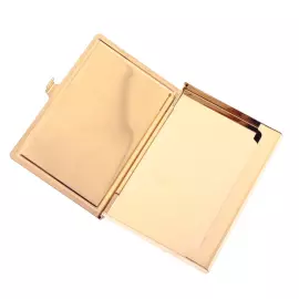 Pocket business card holder "Elegant" with blue agate, Zlatoust