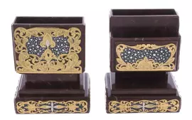 Письменный набор "Кабинетный" из лемезита, Златоуст