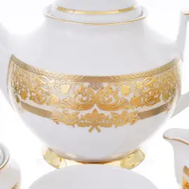 Чайный сервиз Natalia creme gold на 6 персон 17 предметов
