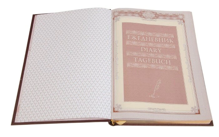 Neftegaz-5 A5 daily planner (black)