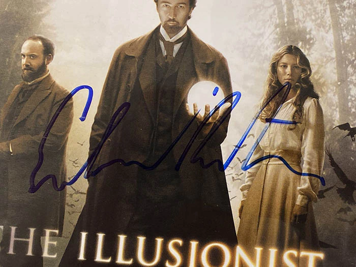 An autographed DVD of The Illusionist. Edward Norton