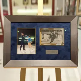 Фото с 2-мя автографами. Алексей Уланов и Ирина Роднина