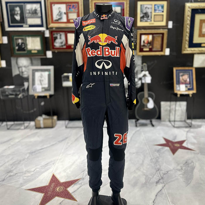 Personal body suit autographed by Daniil Kvyat