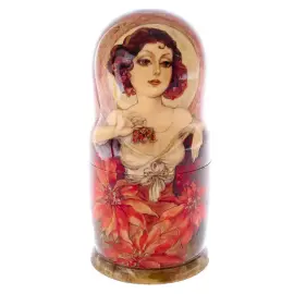 Матрешка на 7 мест "Альфонс Муха" 22 см Матрешка на 7 мест "Альфонс Муха" 22 см