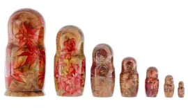 Матрешка на 7 мест "Альфонс Муха" 22 см Матрешка на 7 мест "Альфонс Муха" 22 см