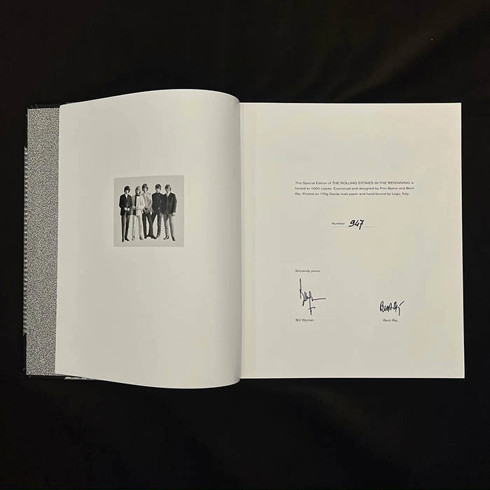 An autographed book. Bill Wyman (The Rolling Stones), Bent Ray