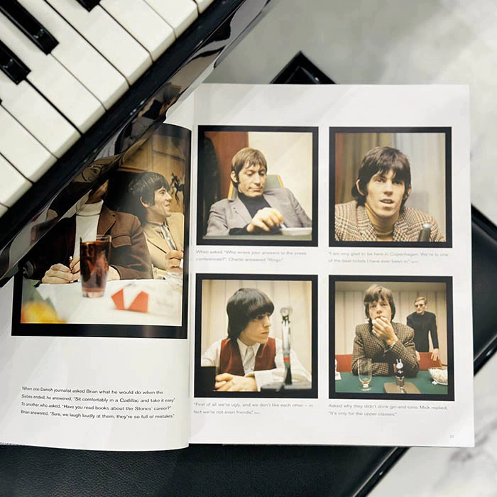 An autographed book. Bill Wyman (The Rolling Stones), Bent Ray