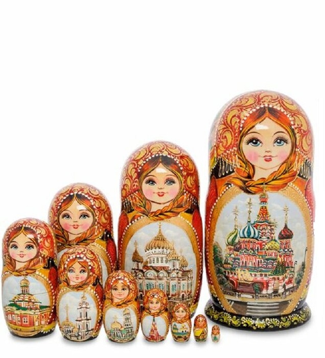 Матрешка 10м "Надежда" (собор)