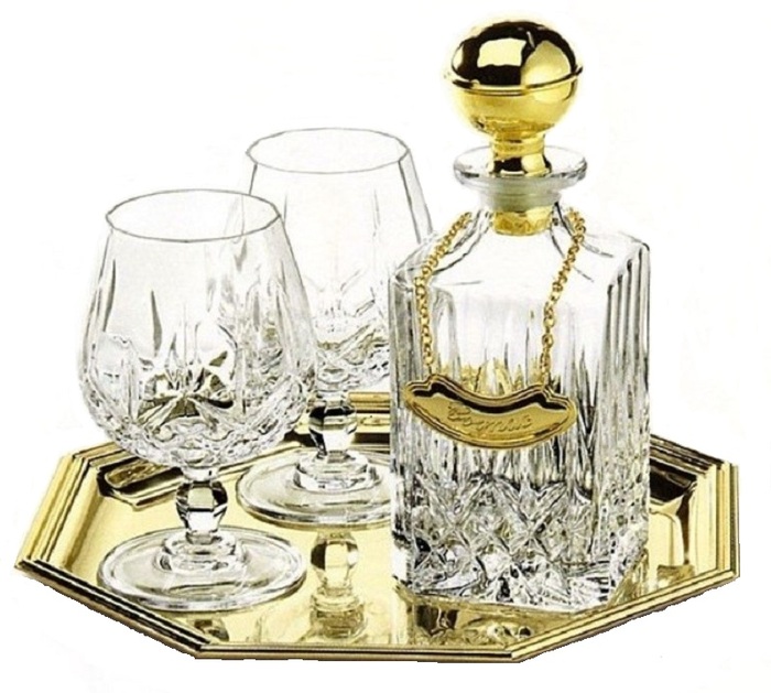 Cognac set for 2 persons