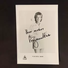 Фото с автографом Вирджинии Уэйд