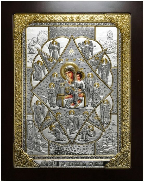Icon of the Mother of God The Burning Bush