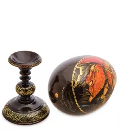 Яйцо-икона "Владимирской Божьей Матери" (автор Овечкина М. В.)