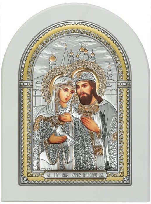 Icon of Saints Peter and Fevronia