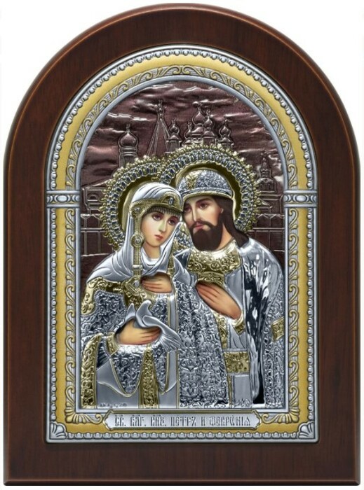 Icon of Saints Peter and Fevronia