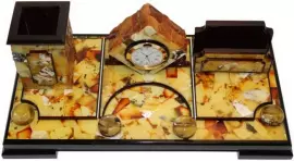 Настольный набор из янтаря "Солнечный бриз"