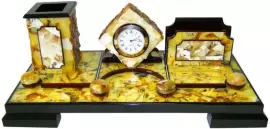 Настольный набор из янтаря "Солнечный бриз"