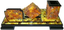 Настольный набор из янтаря "Солнечный бриз"