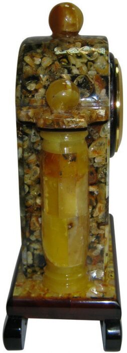 Francheska amber table clock
