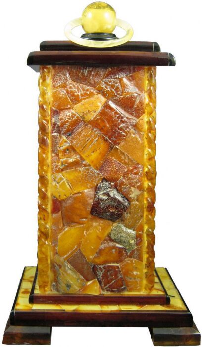Chester amber table clock