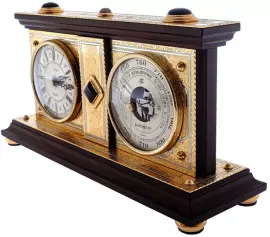 Desktop weather station with clock, Zlatoust