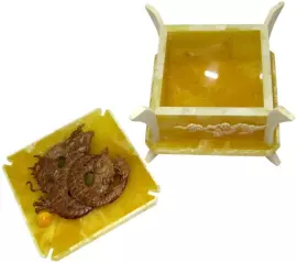 Шкатулка из янтаря "Дракон"