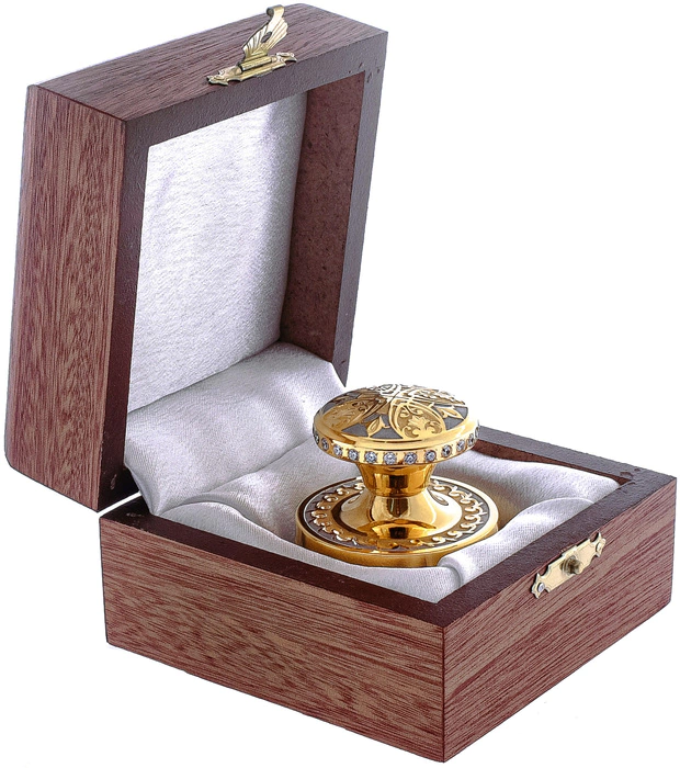 The "Gift" seal (white)