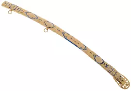 Сабля европейская "Бородино" с гравюрами, дамаск, Златоуст