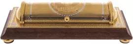 The case for the Faberge Zlatoust pen