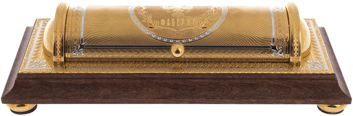The case for the Faberge Zlatoust pen