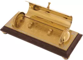 The case for the Faberge Zlatoust pen