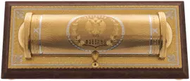 The case for the Faberge Zlatoust pen