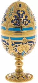 Яйцо-трансформер с голубой эмалью, Златоуст