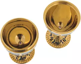 Яйцо-трансформер с голубой эмалью, Златоуст