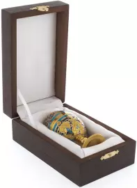 Яйцо-трансформер с голубой эмалью, Златоуст