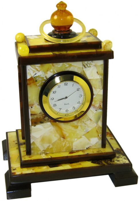 Amber Table Clock medium