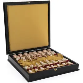 Шахматы фарфоровые "Нефтяные" праздничные Шахматы фарфоровые "Нефтяные" праздничные