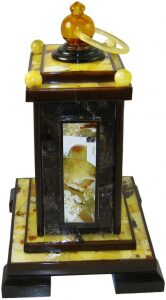 Amber Table Clock medium