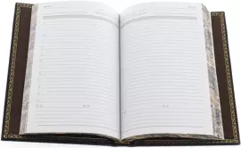 Ежедневник недатированный "Герб МВД" коричневый