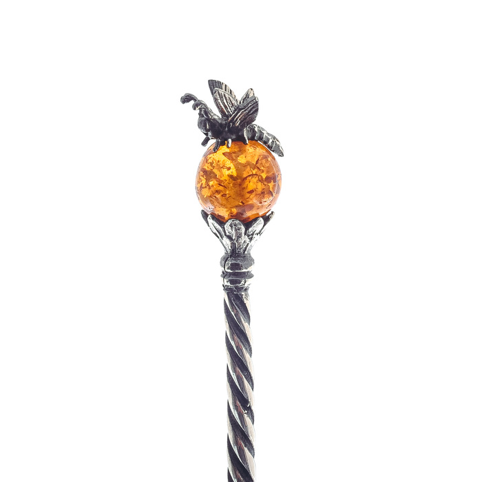 Honey bowl "The Bear" (silvering)