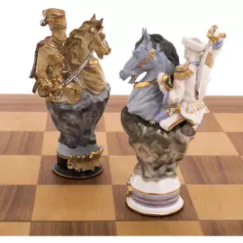 Шахматы фарфоровые "Оборона Севастополя"