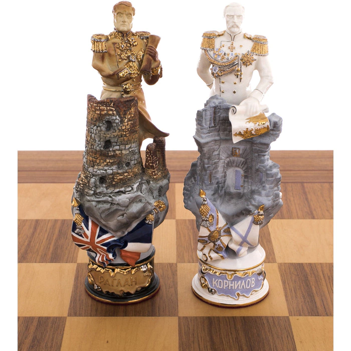 Porcelain chess "Defense of Sevastopol"