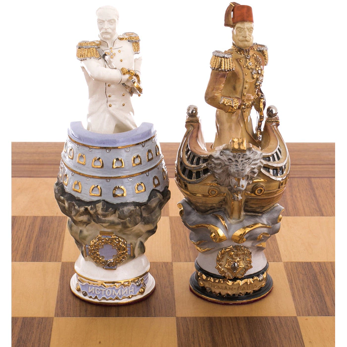 Porcelain chess "Defense of Sevastopol"